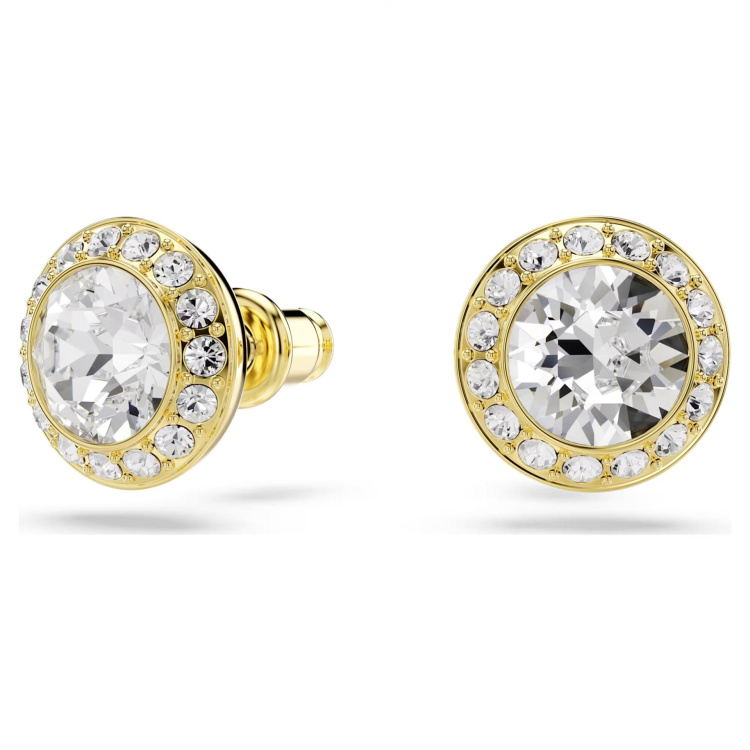 Una Angelic set Set (3), Round cut, White, Gold-tone plated